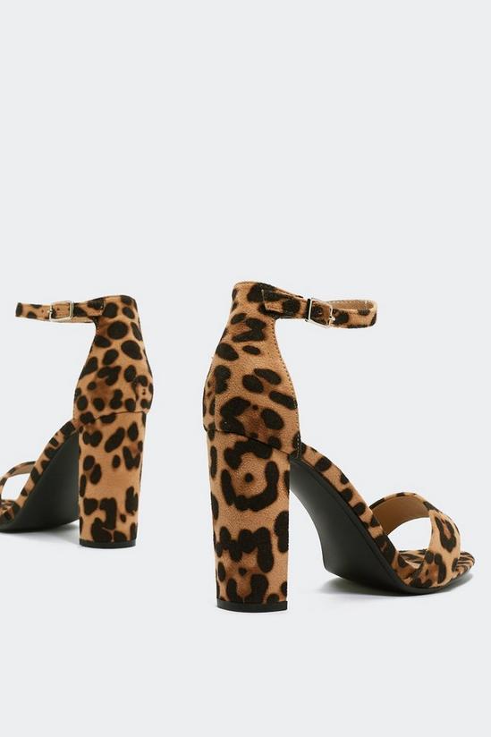 NastyGal Here Kitty Leopard Heel 4