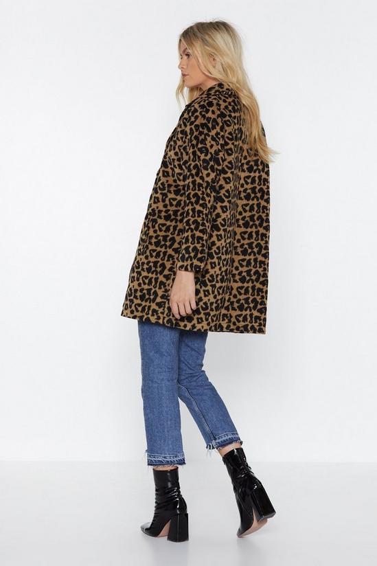 NastyGal This Ones Fur You Leopard Coat 3