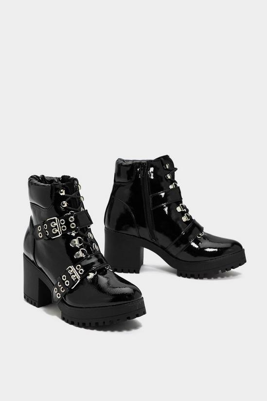 NastyGal Eyelet Will Survive Chunky Boot 3