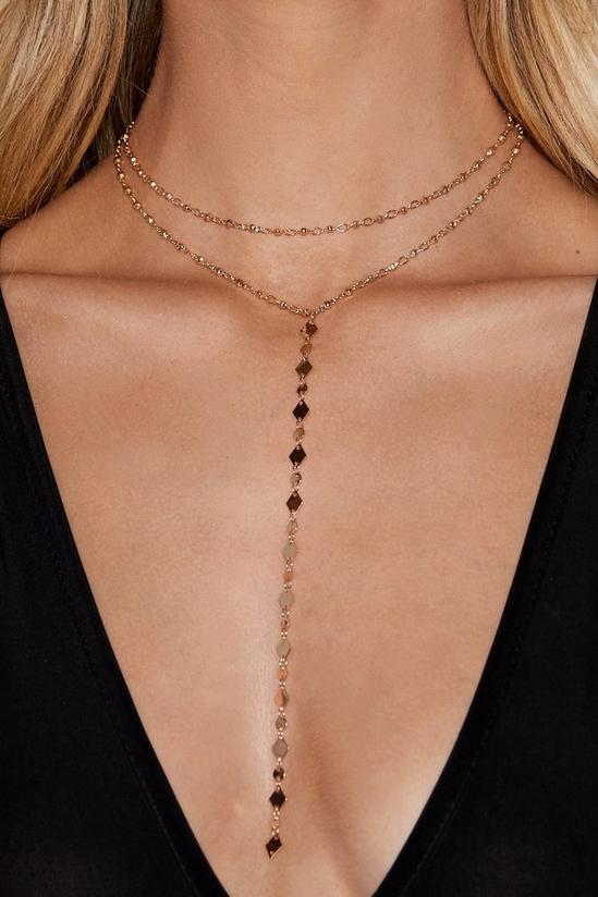 NastyGal Layered Drop Chain Necklace 2
