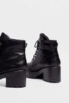 NastyGal Walk On By Lace-Up Platform Boots thumbnail 2