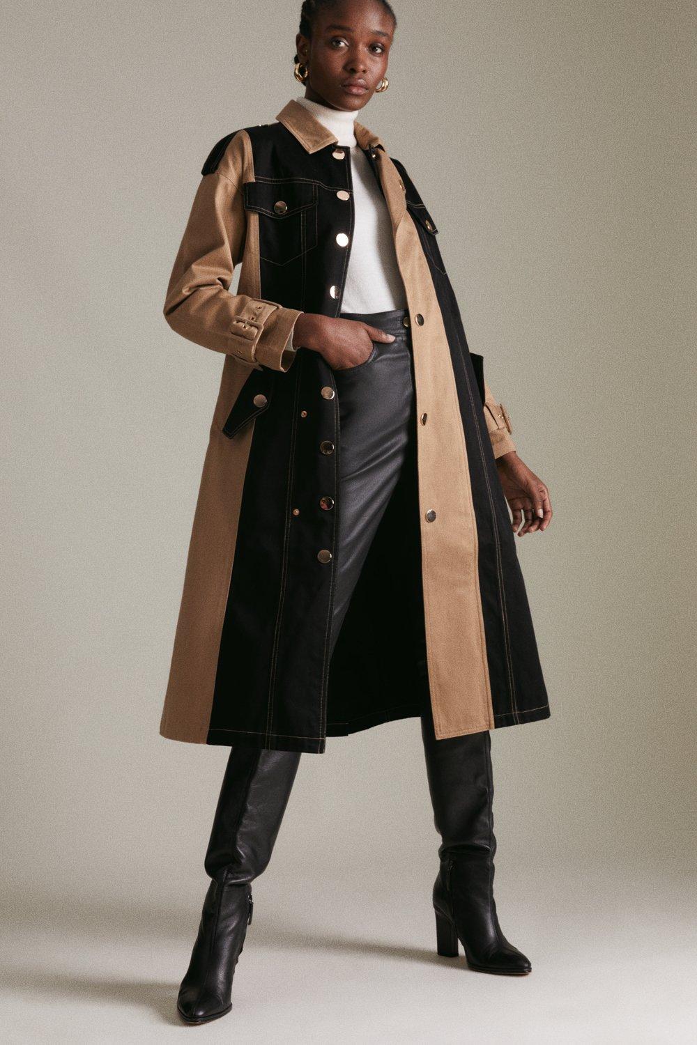 utility trench coat