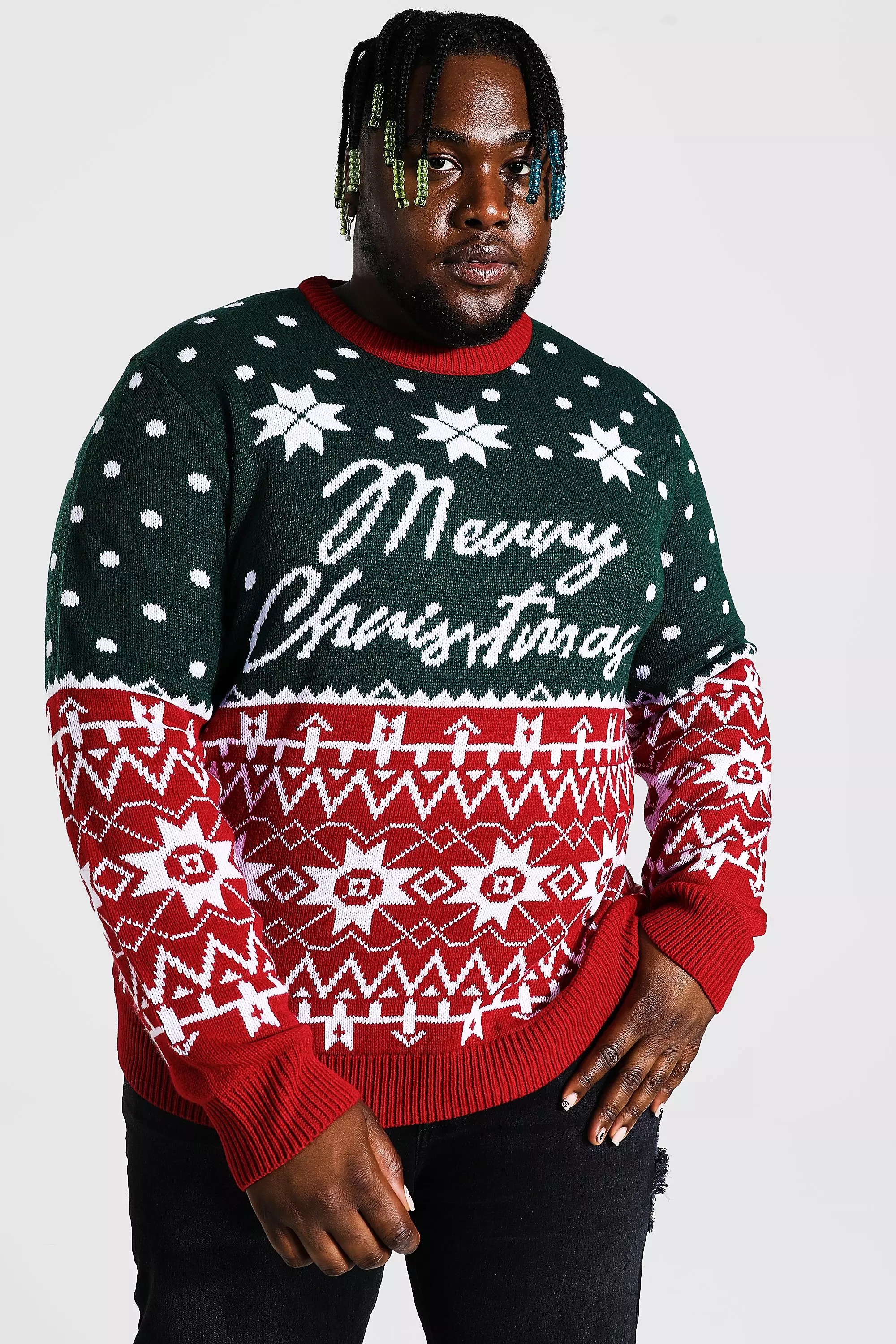 Christmas knitted outlet jumper