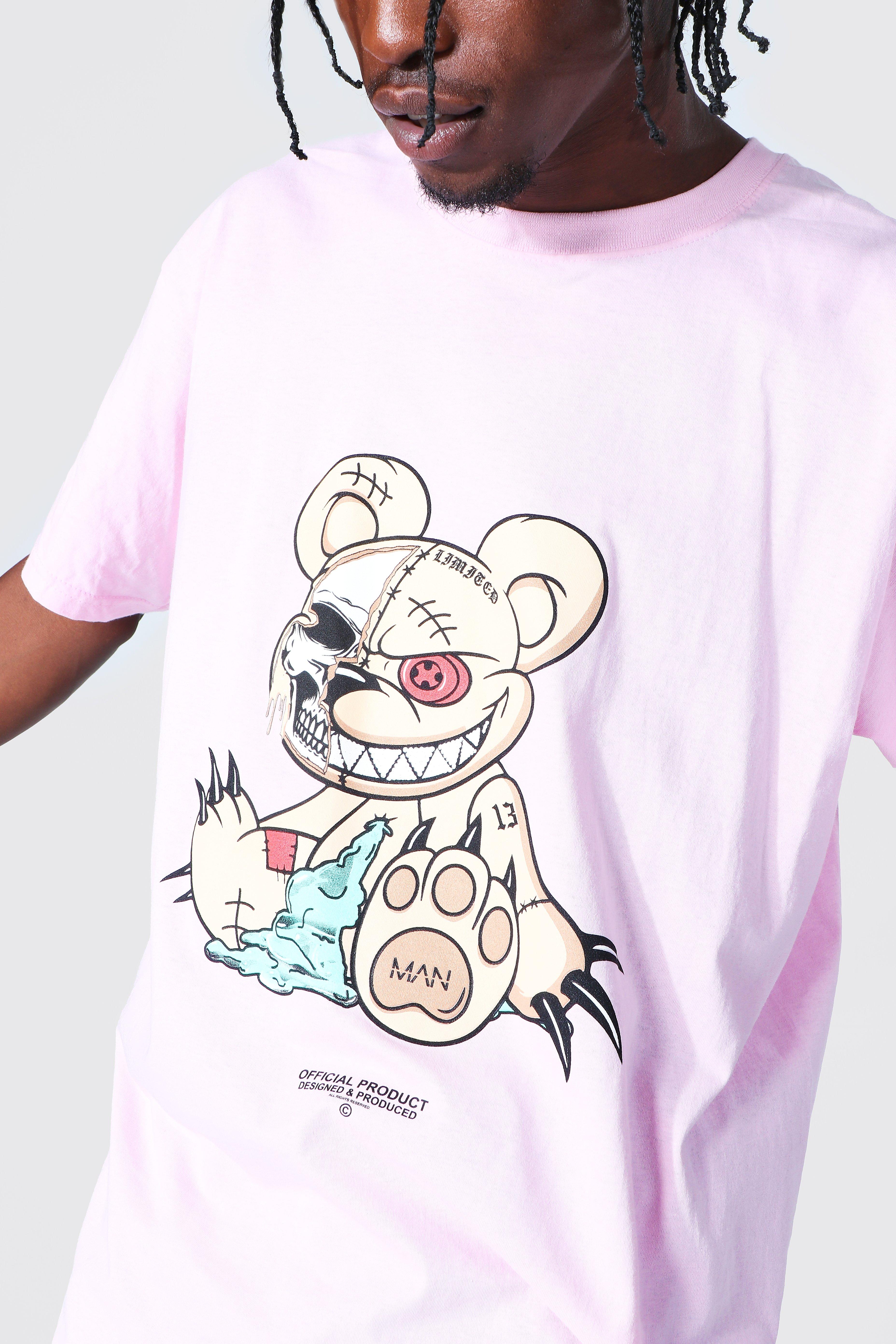 Oversized Ofcl Man Teddy Graphic T-shirt