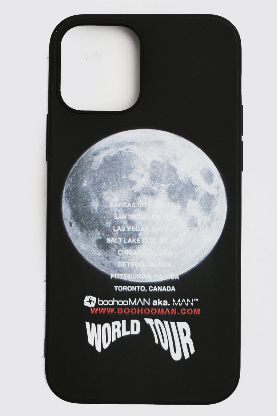 Black noir Man Iphone 12 World Tour Telefoonhoes image number 1