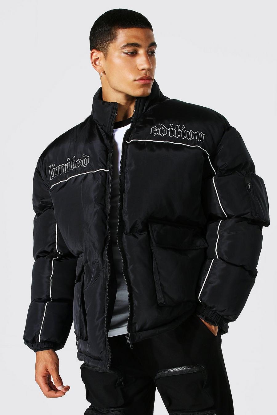 Black Limited Edition Oversized Puffer image number 1