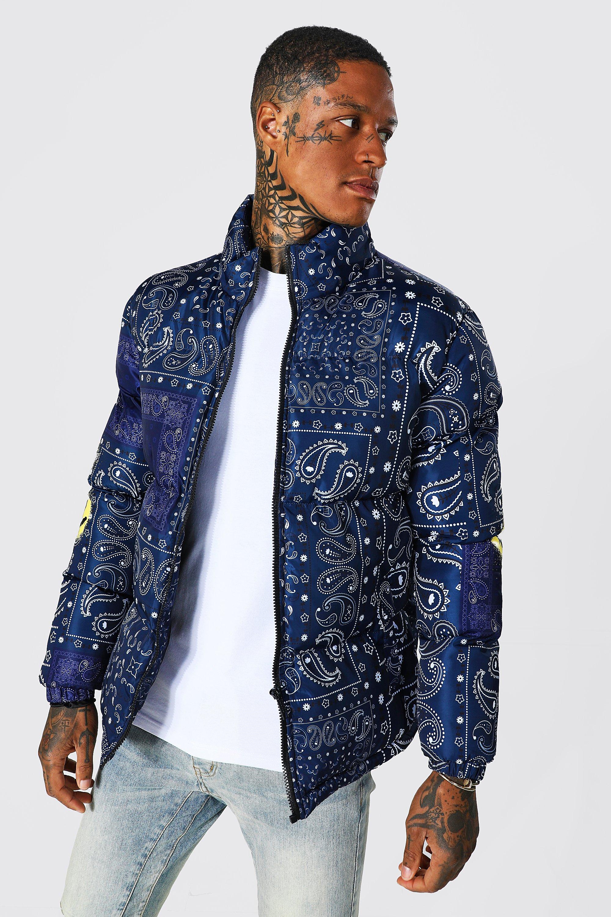 blue crip bandana jacket