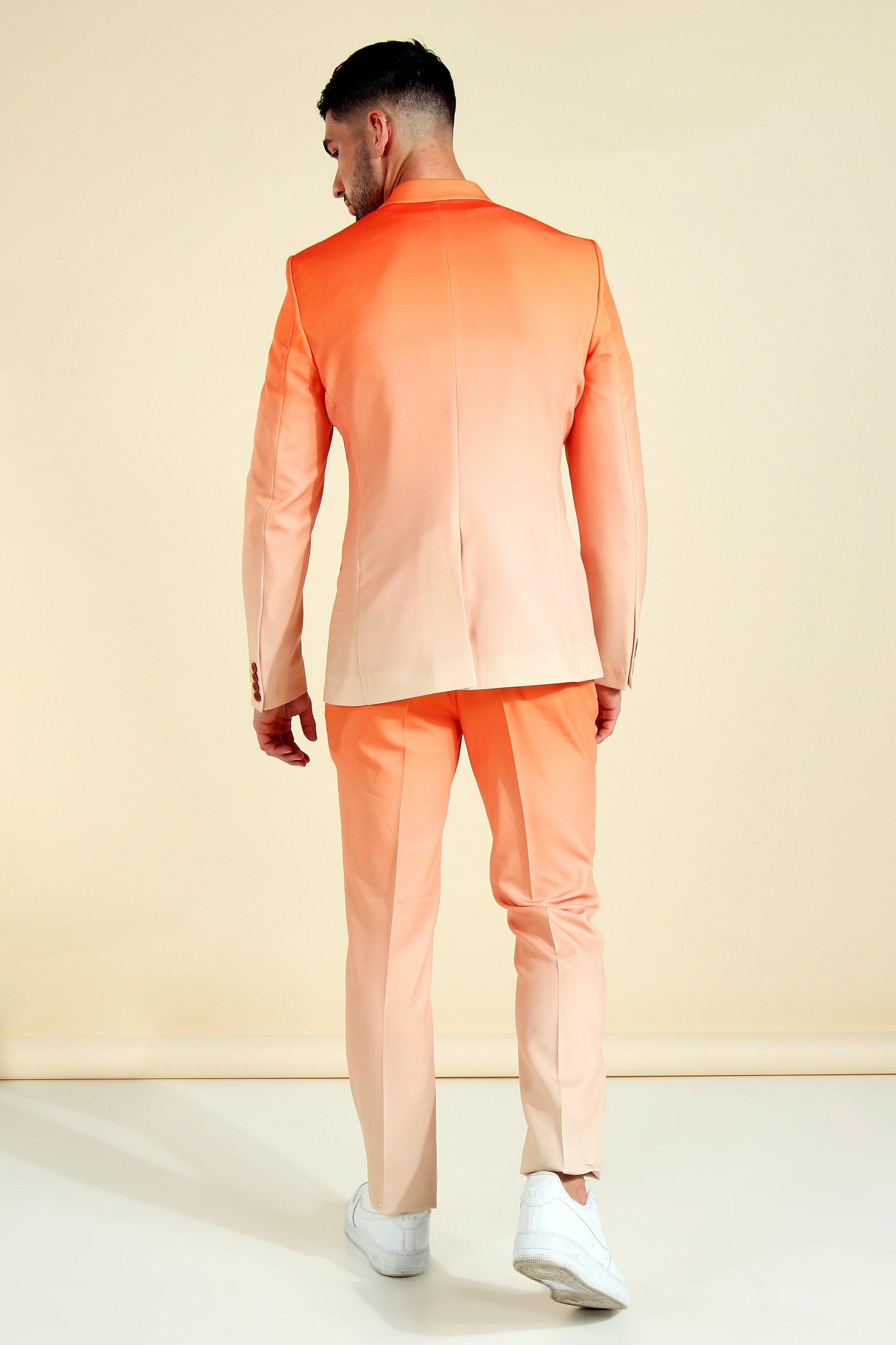 Peach suit store jacket mens