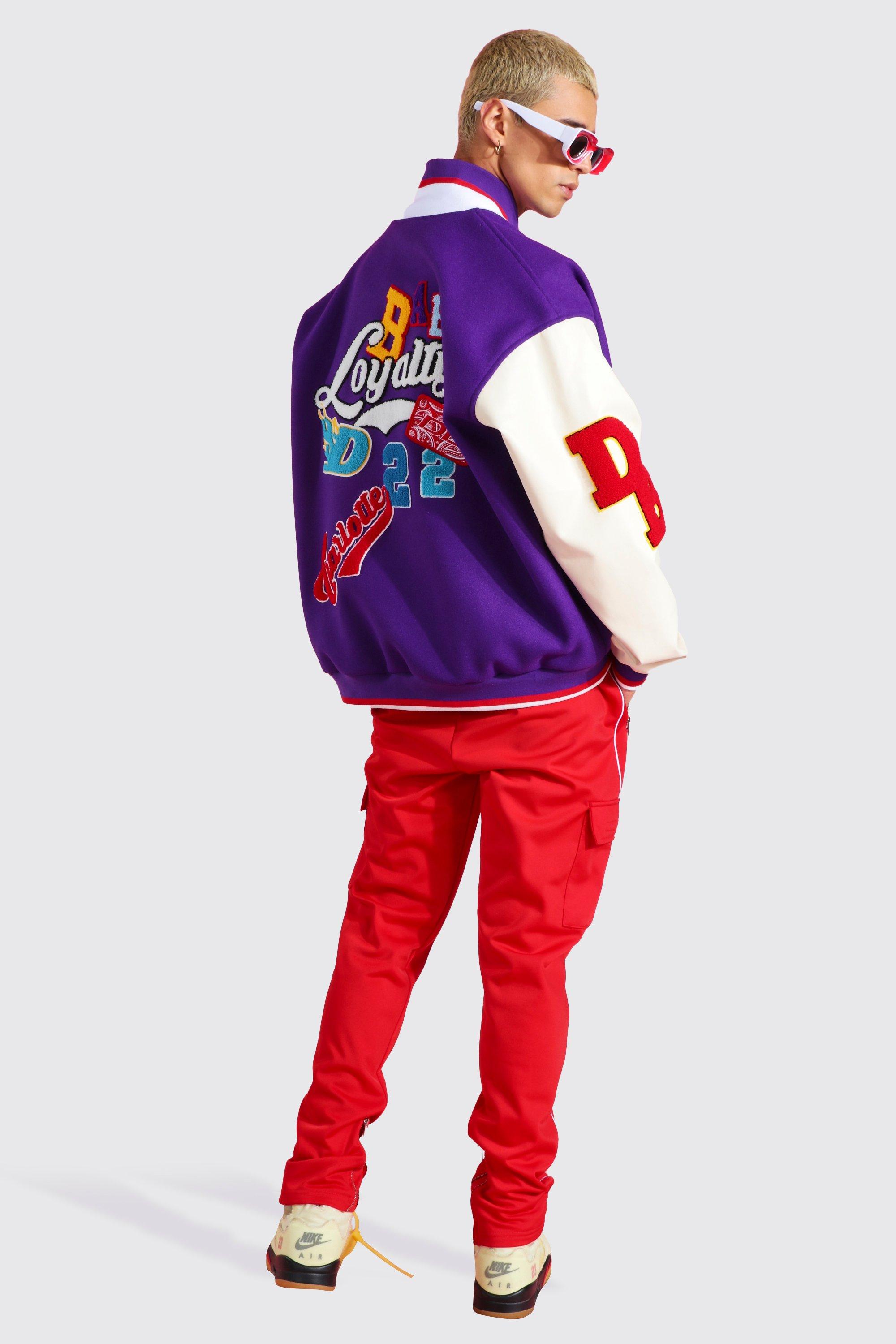 Oversized Loyalty Varsity Bomber