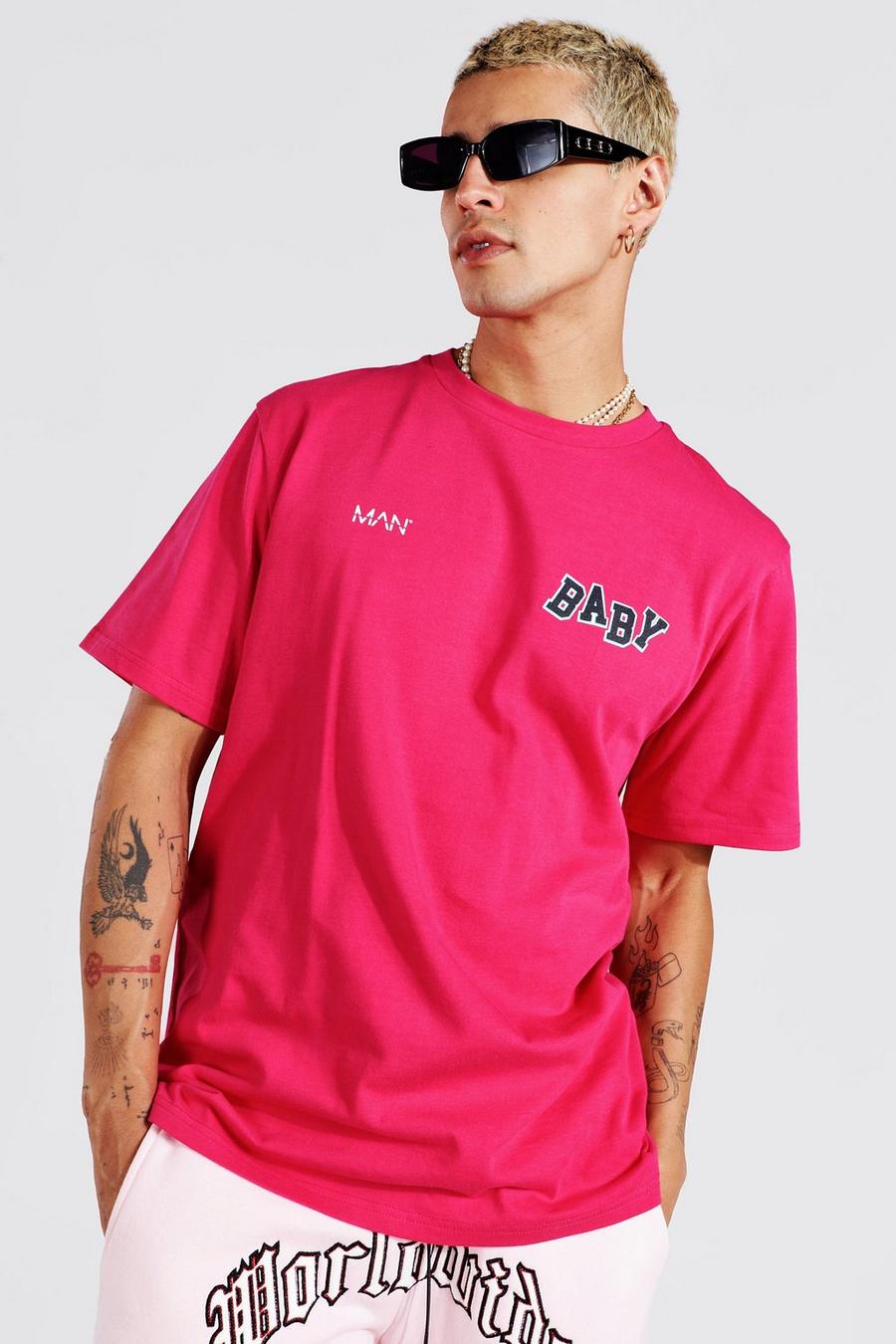 T-Shirt mit Print, Pink image number 1