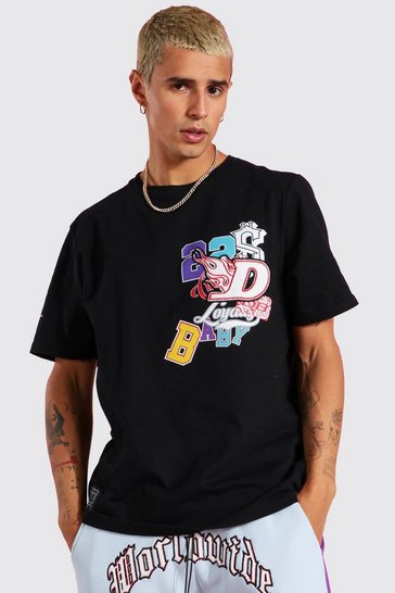 Women's DaBaby Printed T-Shirt With D Badge | Boohoo UK