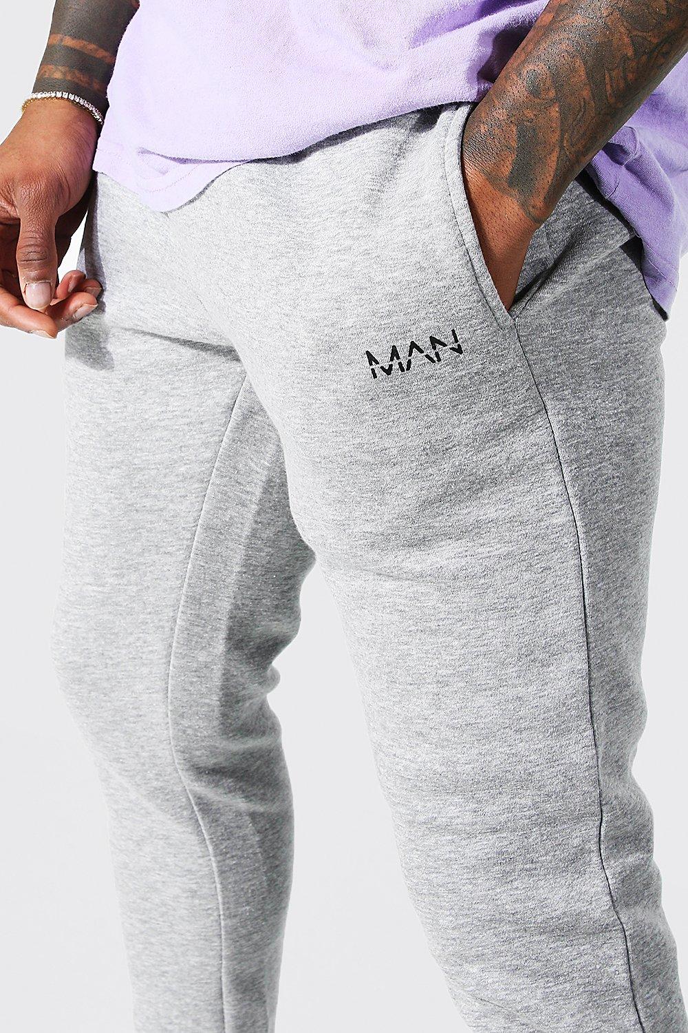 Grey joggers sale tight