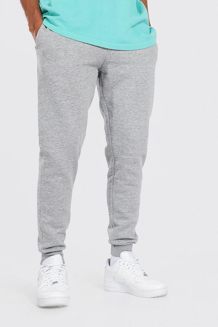 Pantalón deportivo reciclado ajustado, Grey grigio image number 1