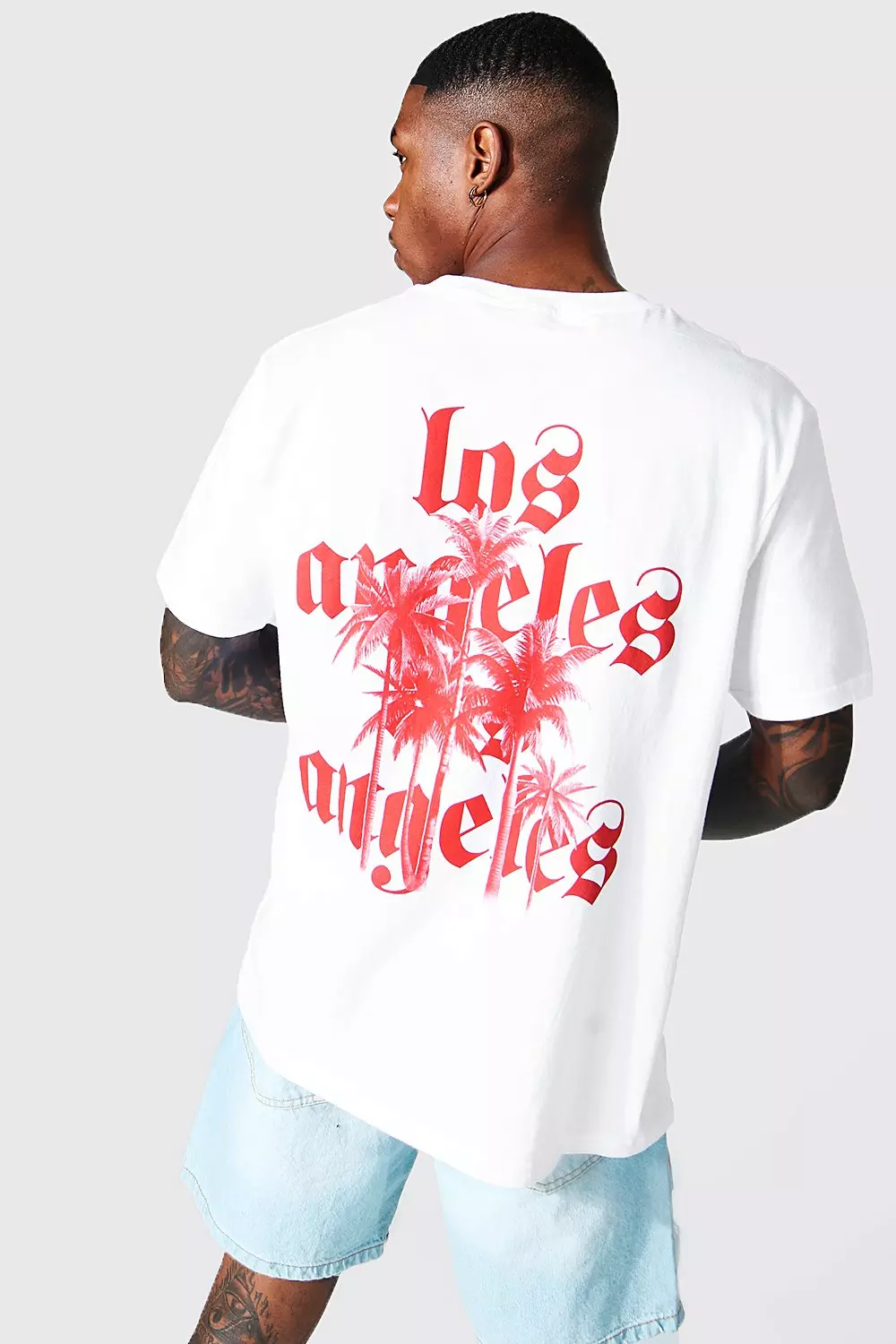 Los Angeles Apparel | Wide T-Shirt for Women in Off White, Size XS