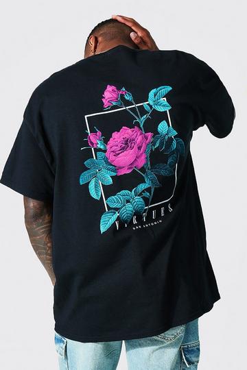 Oversized Virtues T-Shirt black