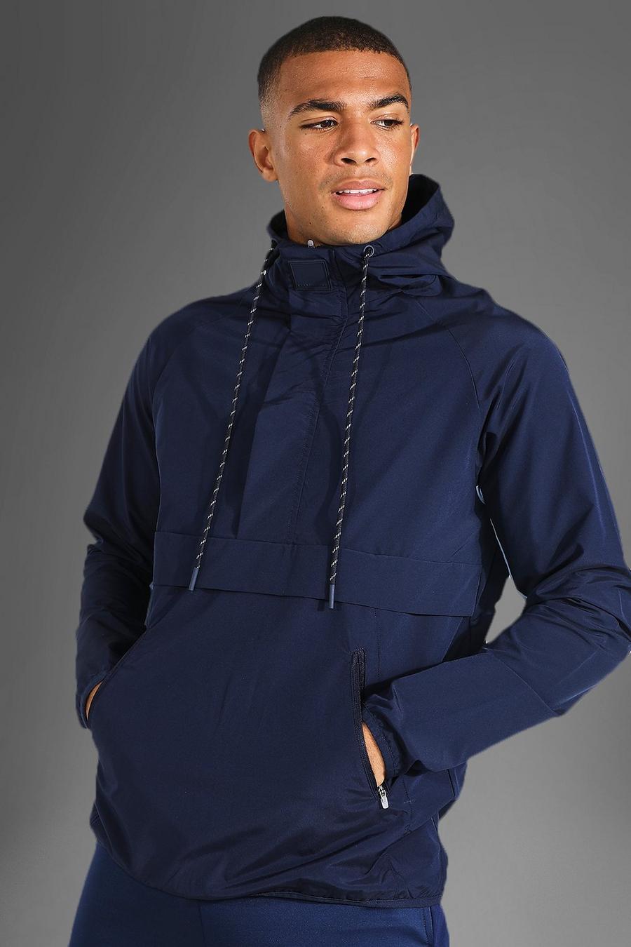 Coupe-vent effet color block - MAN Active, Navy marine image number 1