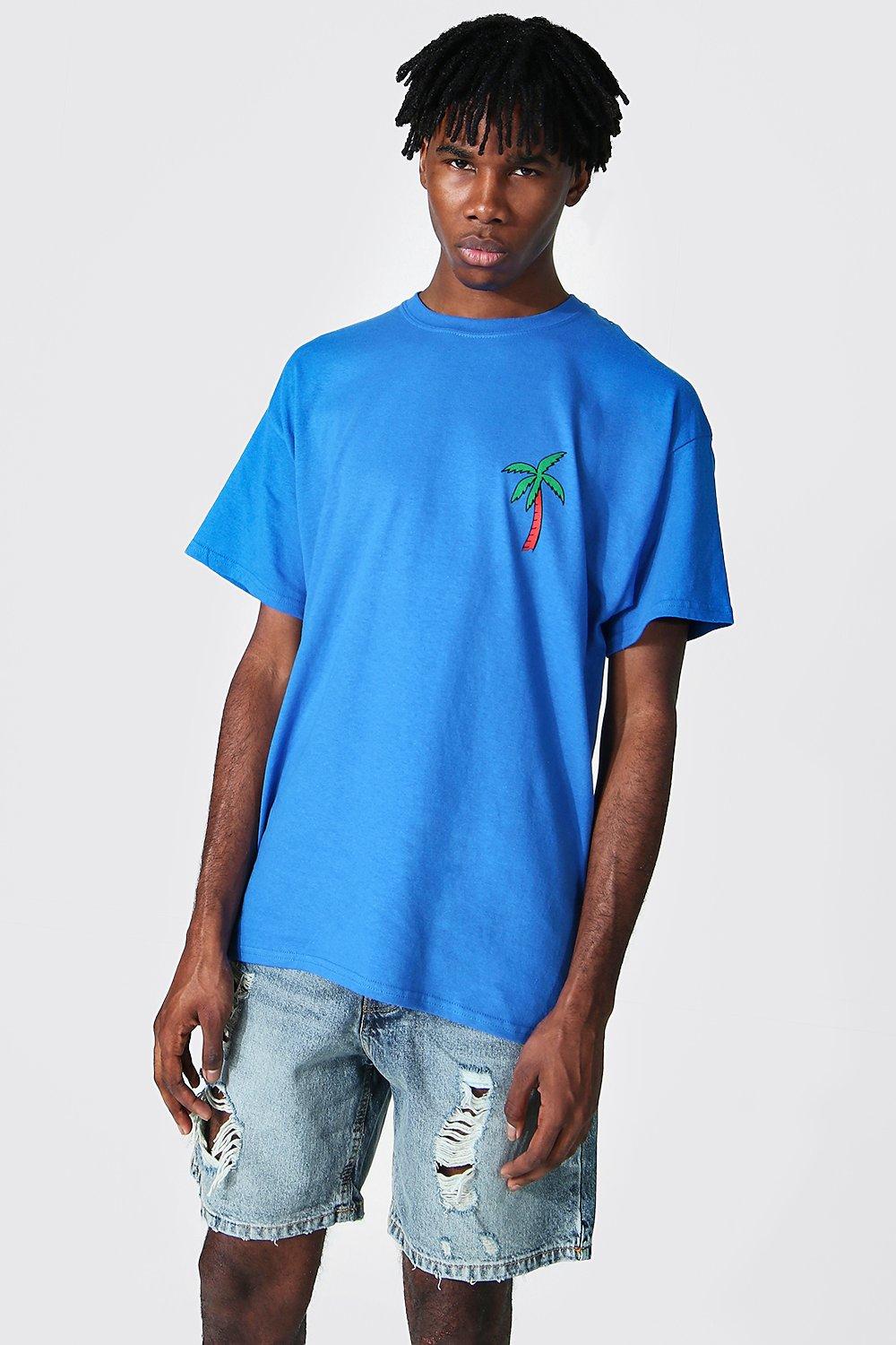 Oversized Los Angeles Palm Graphic T-shirt