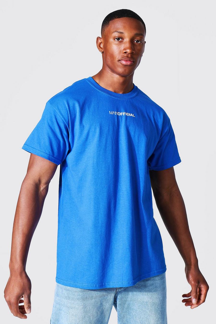 Man Official T-Shirt, Cobalt blue image number 1
