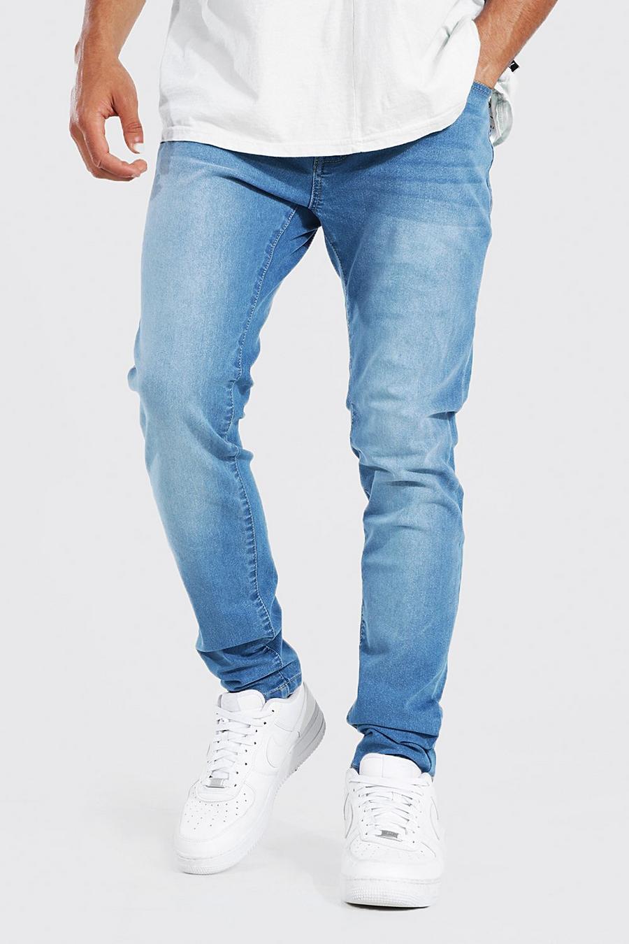 Jeans Stretch Skinny Fit, Light blue azzurro image number 1