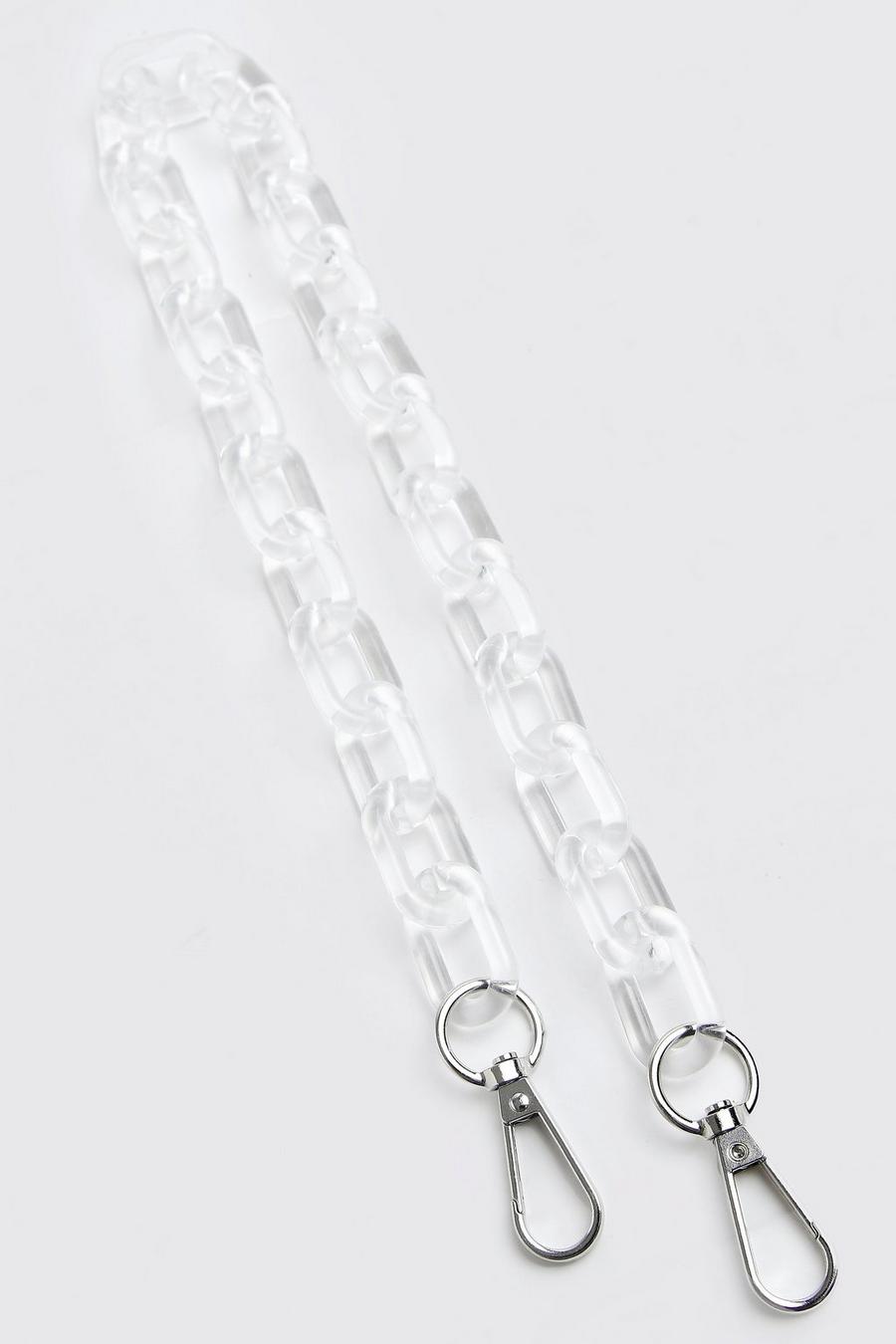Clear Chunky Jeans Chain image number 1