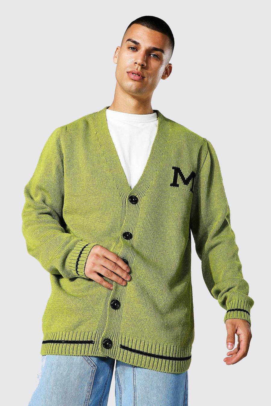 Forest Classic Varsity M Detail Cardigan image number 1