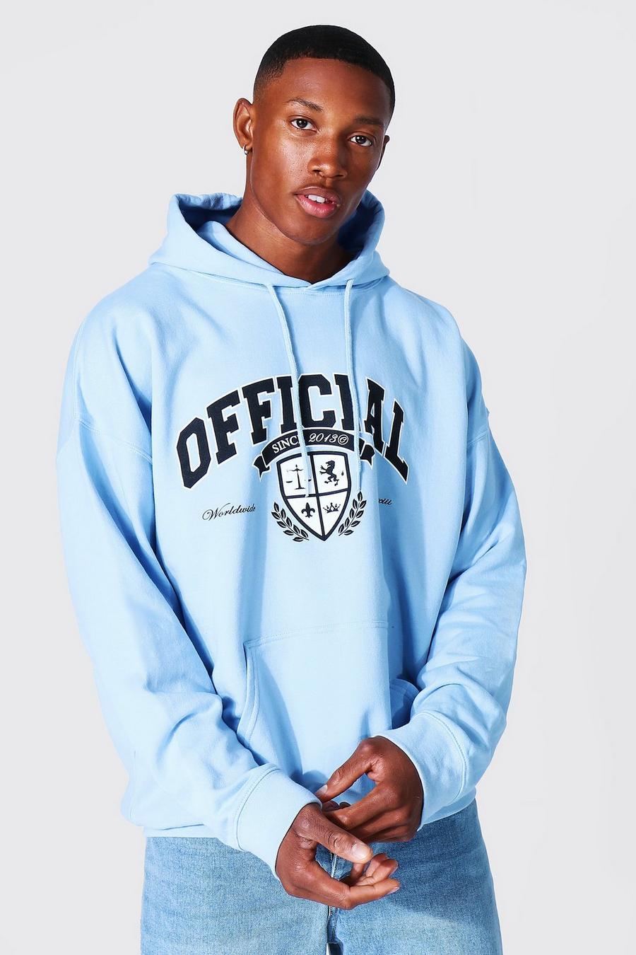 Oversize Hoodie mit Official-Print, Light blue image number 1