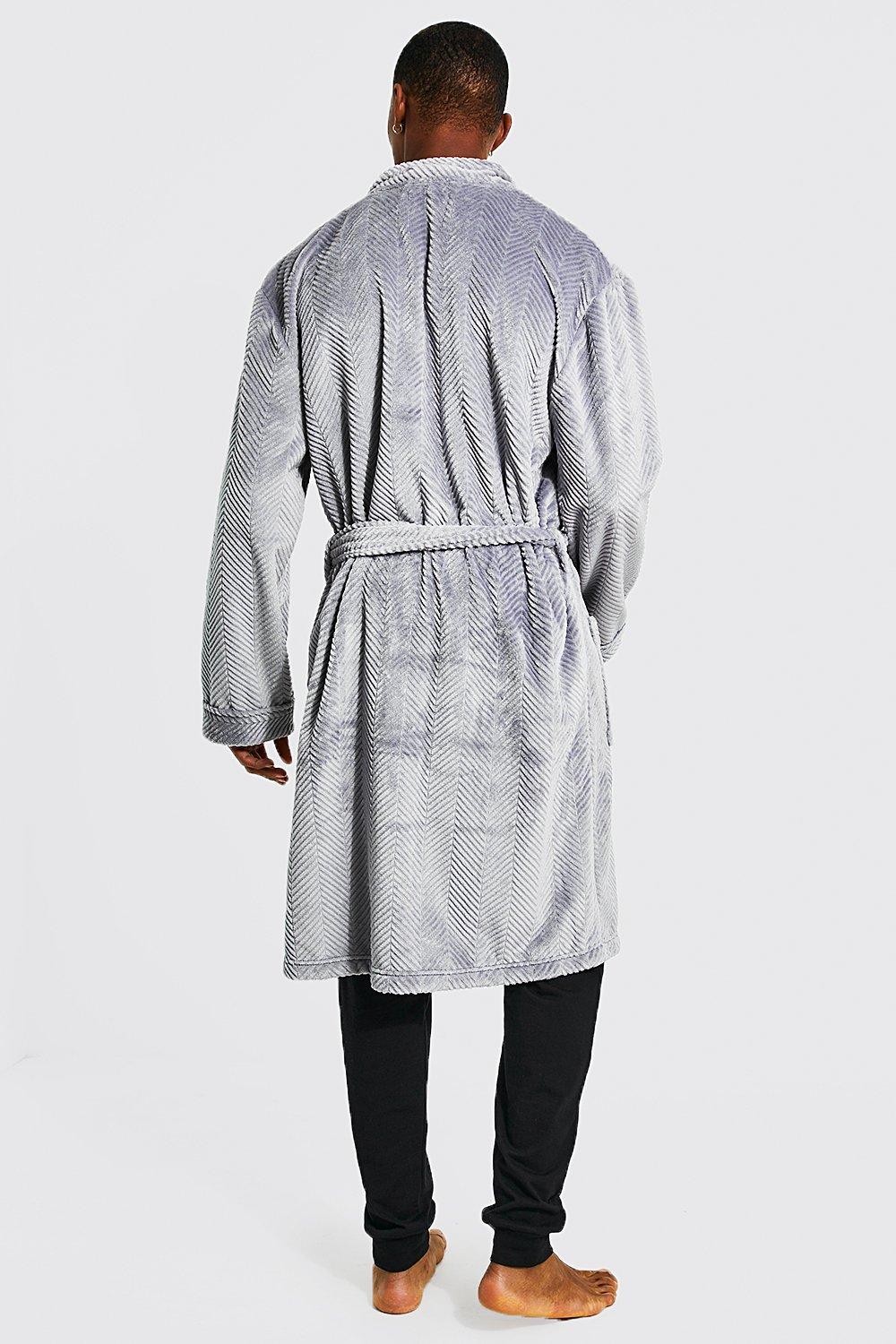 Boohoo mens sale dressing gown