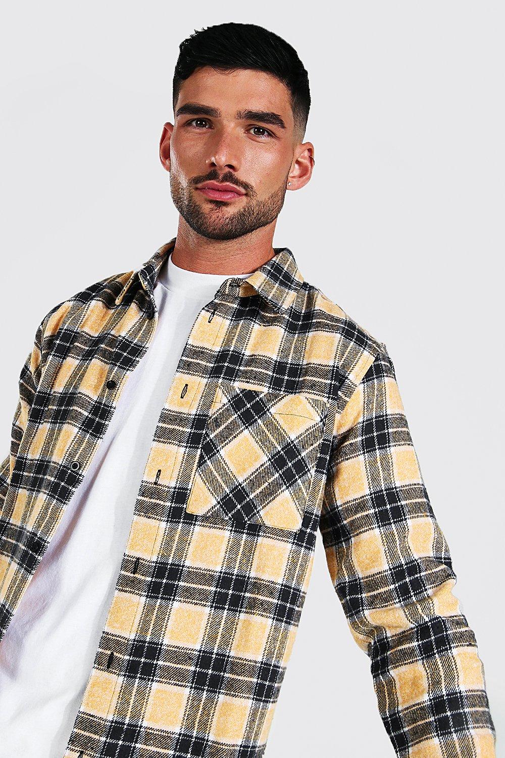 Chemise carreaux boohoo