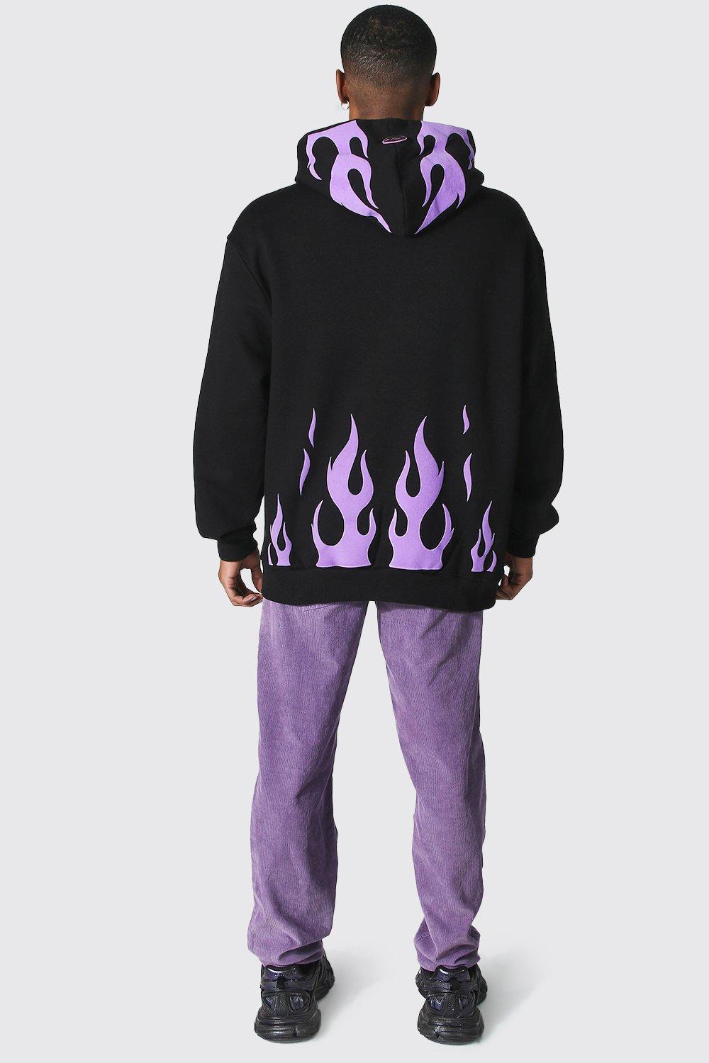 Flame hoodie sale