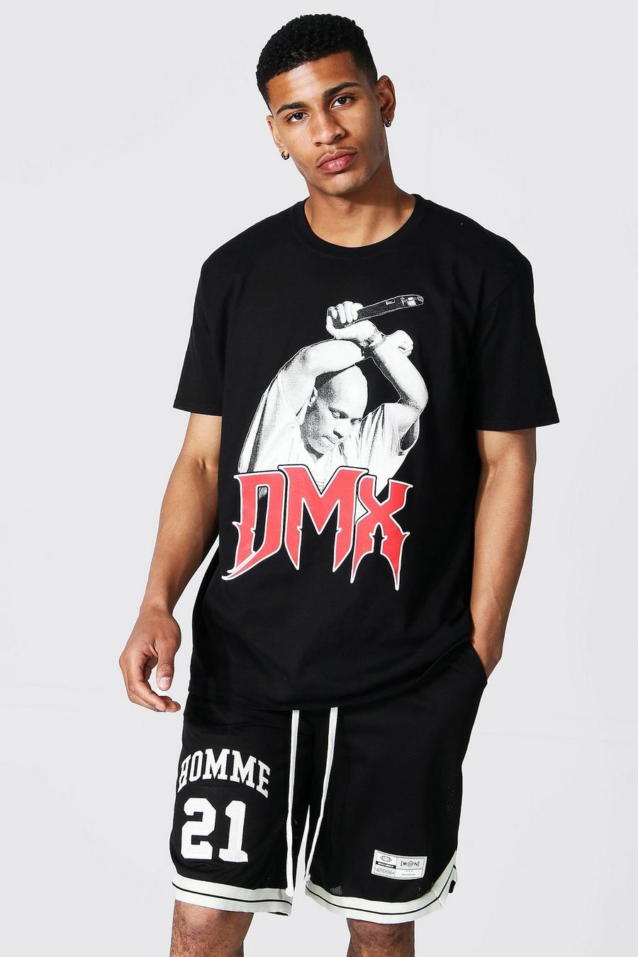 Oversize T-Shirt mit DMX Print, Black image number 1