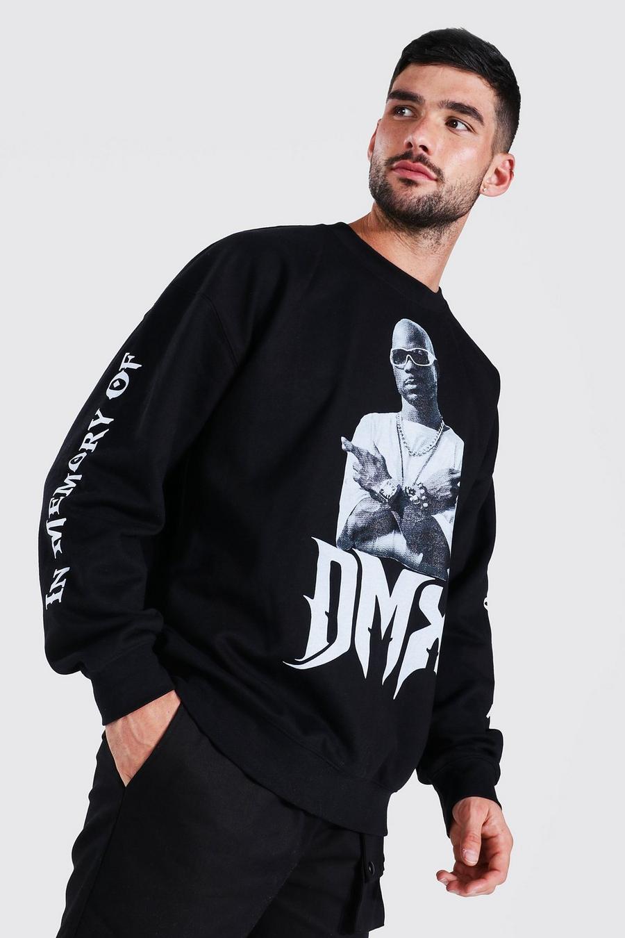 Black svart In Memory Of DMX Oversize sweatshirt image number 1