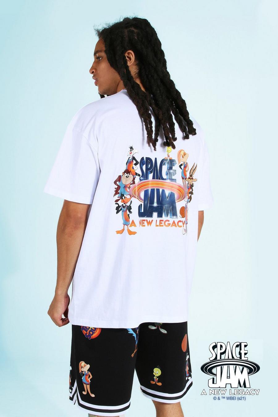 Oversize Space Jam T-Shirt , White image number 1