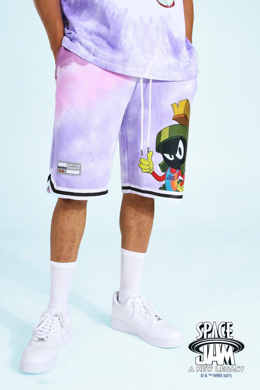 Pantalón corto de baloncesto de Space Jam - Marvin, Purple morado image number 1