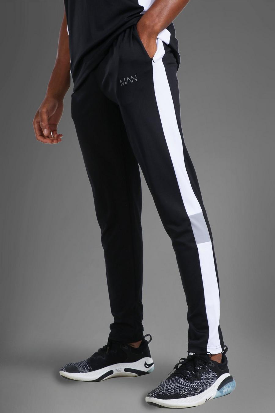 Pantalón deportivo MAN Active con colores en bloque, Black nero image number 1