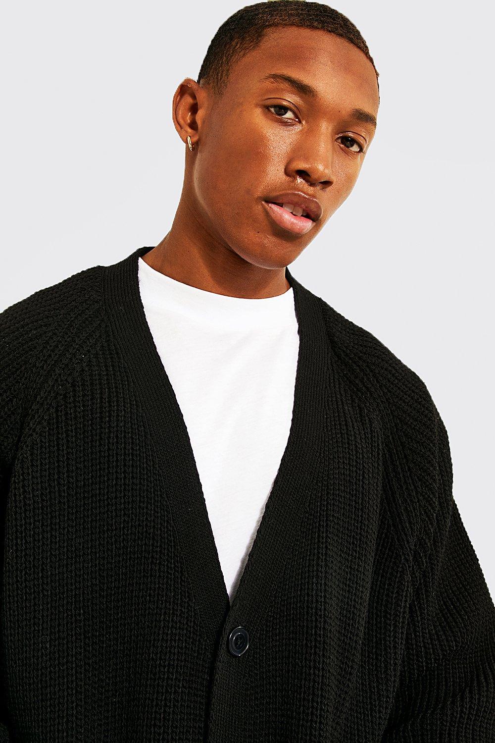 【GRANCY】DestructionDesign BigCardigan L Wool cardigan with GG intarsia in grey | GUCCI® US