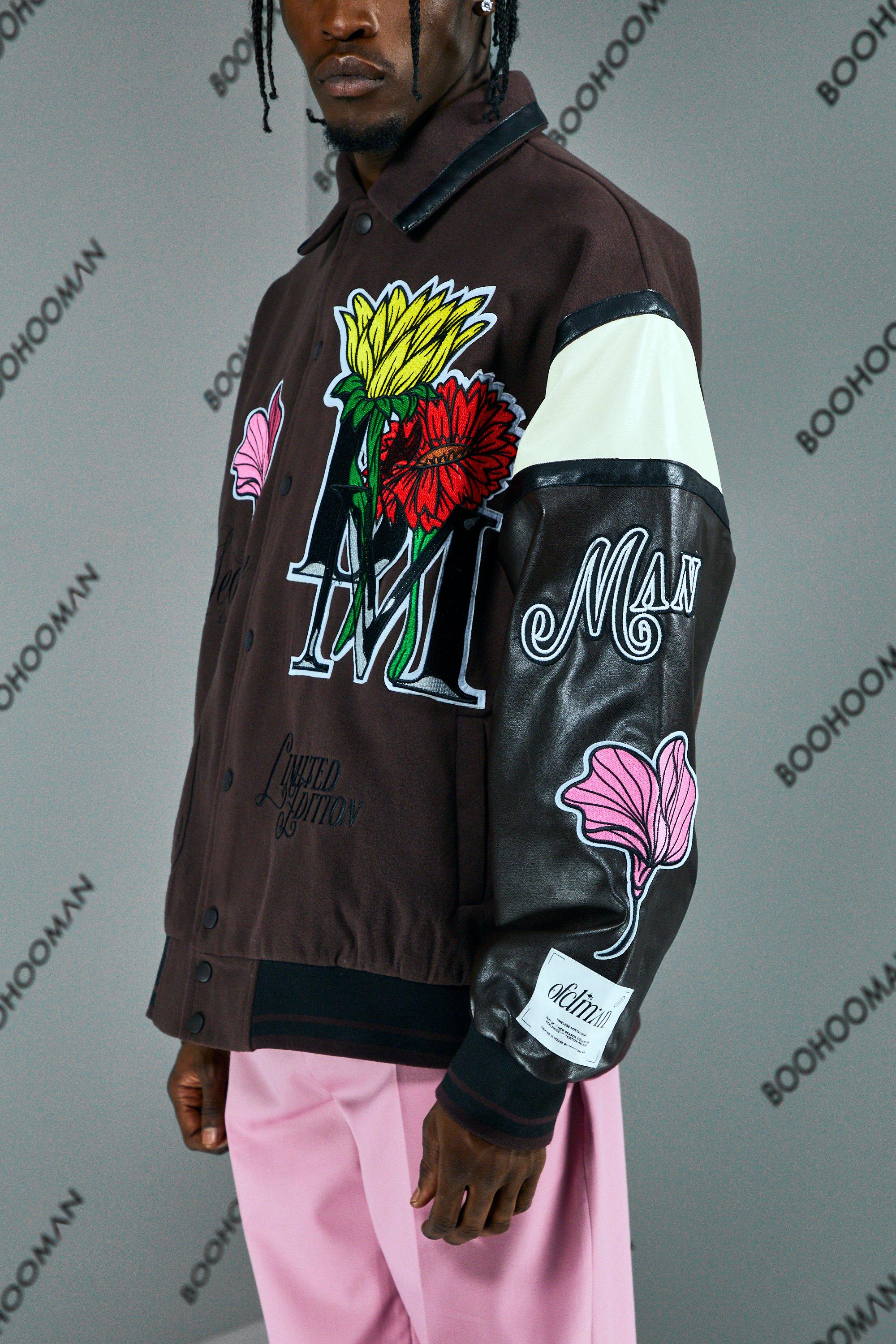 Bomber fleuri online homme