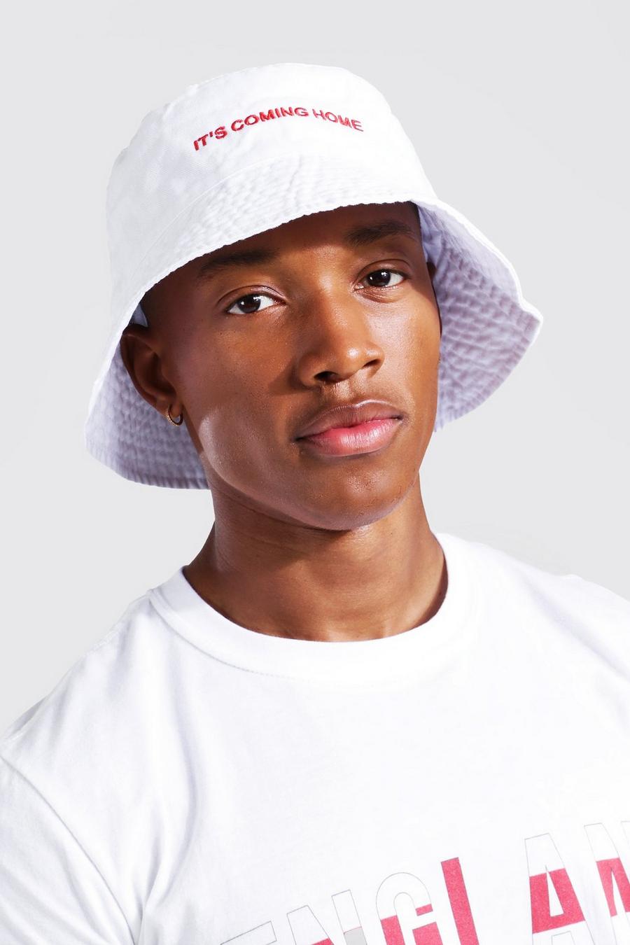 White It's Coming Home Bucket Hat image number 1
