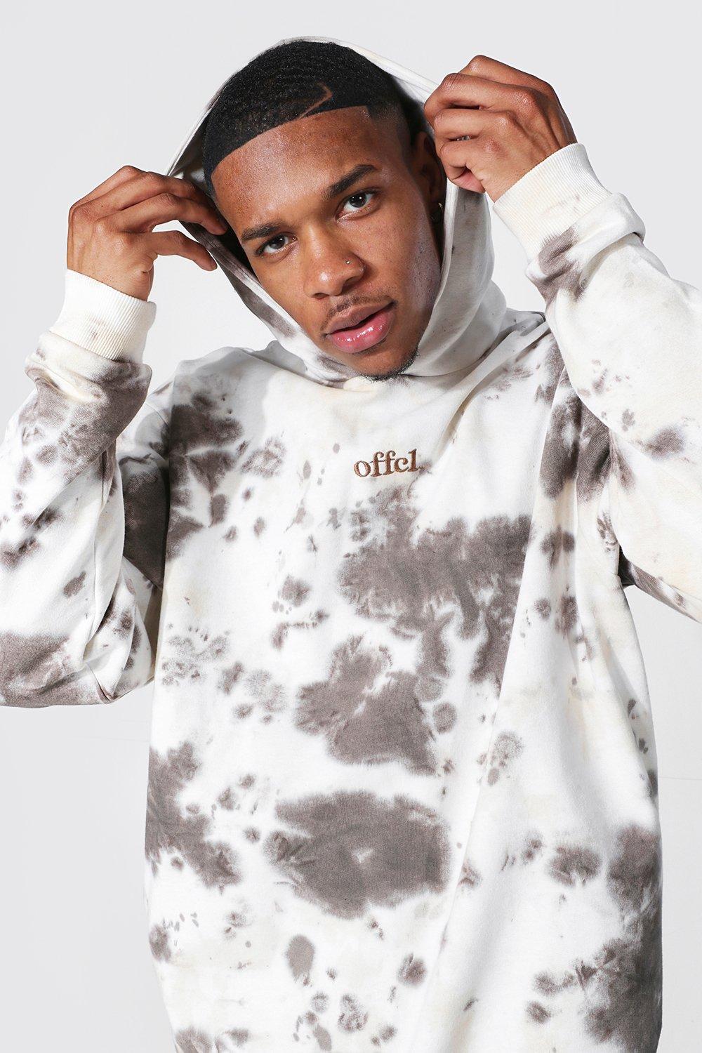 Brown tie best sale dye hoodie