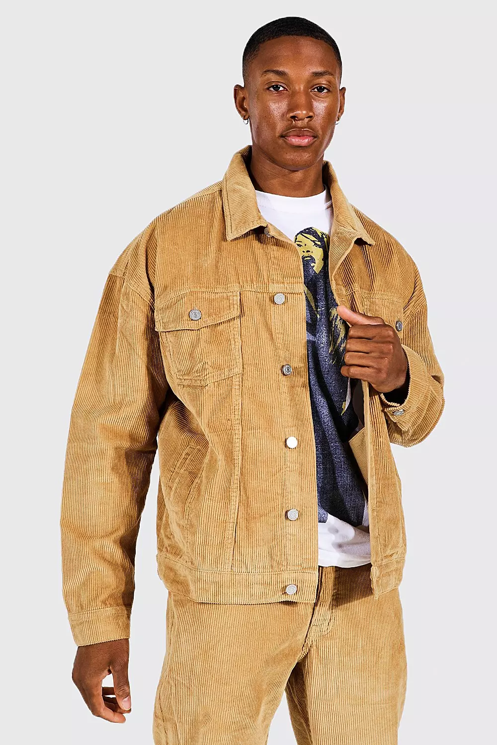 Trucker cord outlet jacket