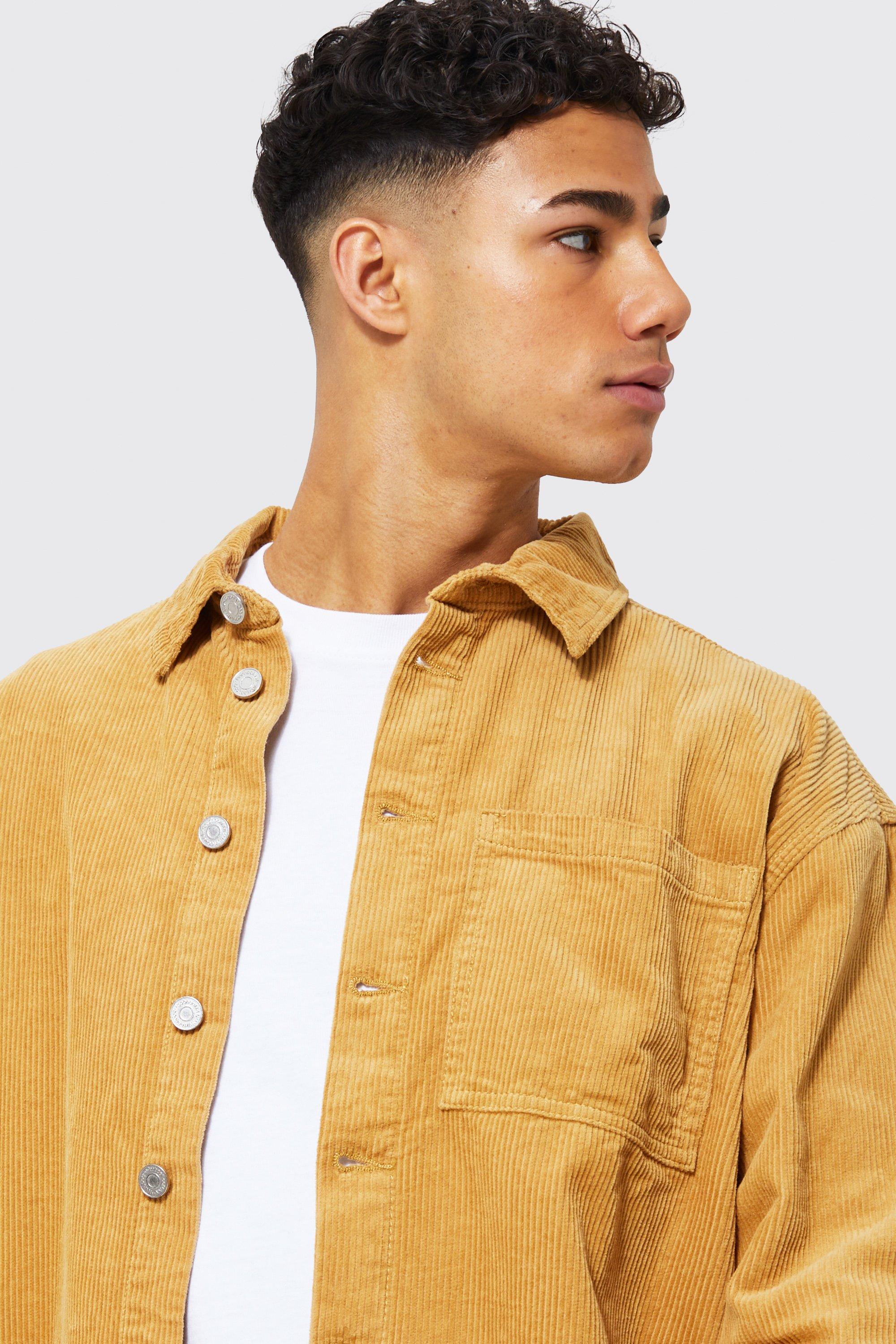 mustard cord shirt
