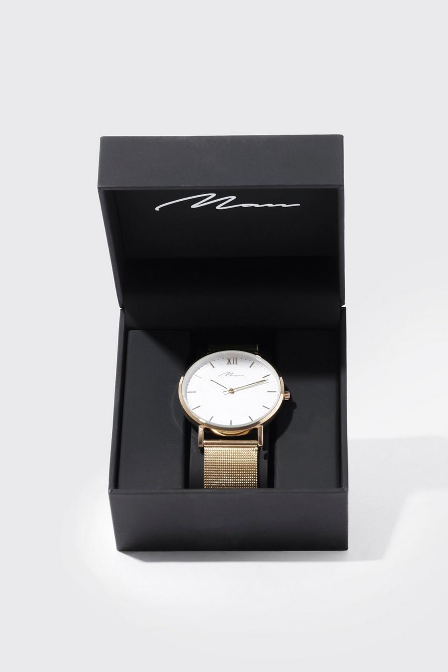 Gold Plated Watch With Gift Box image number 1