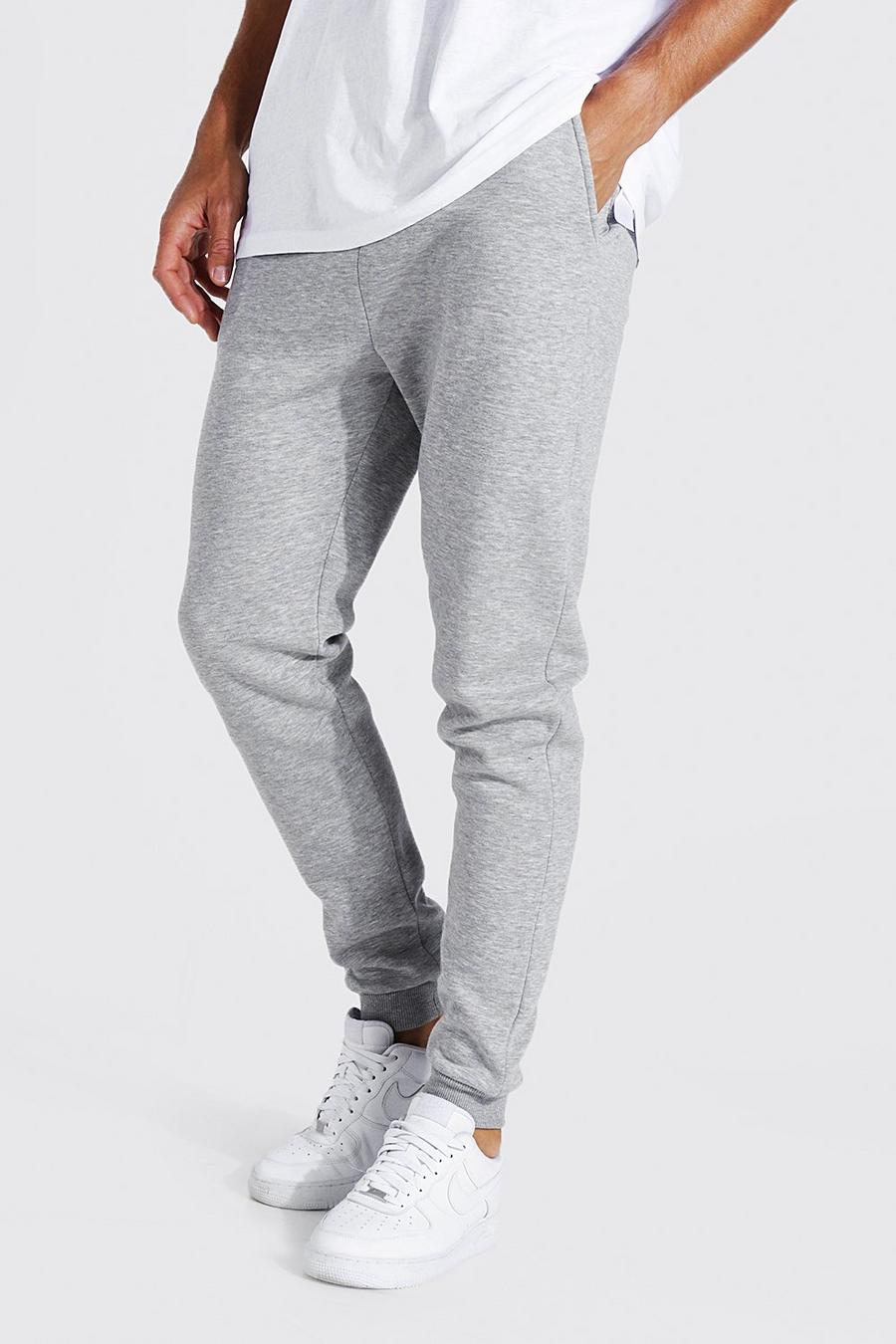 Grey marl gris Tall Skinny Jogger With Man Drawcords image number 1