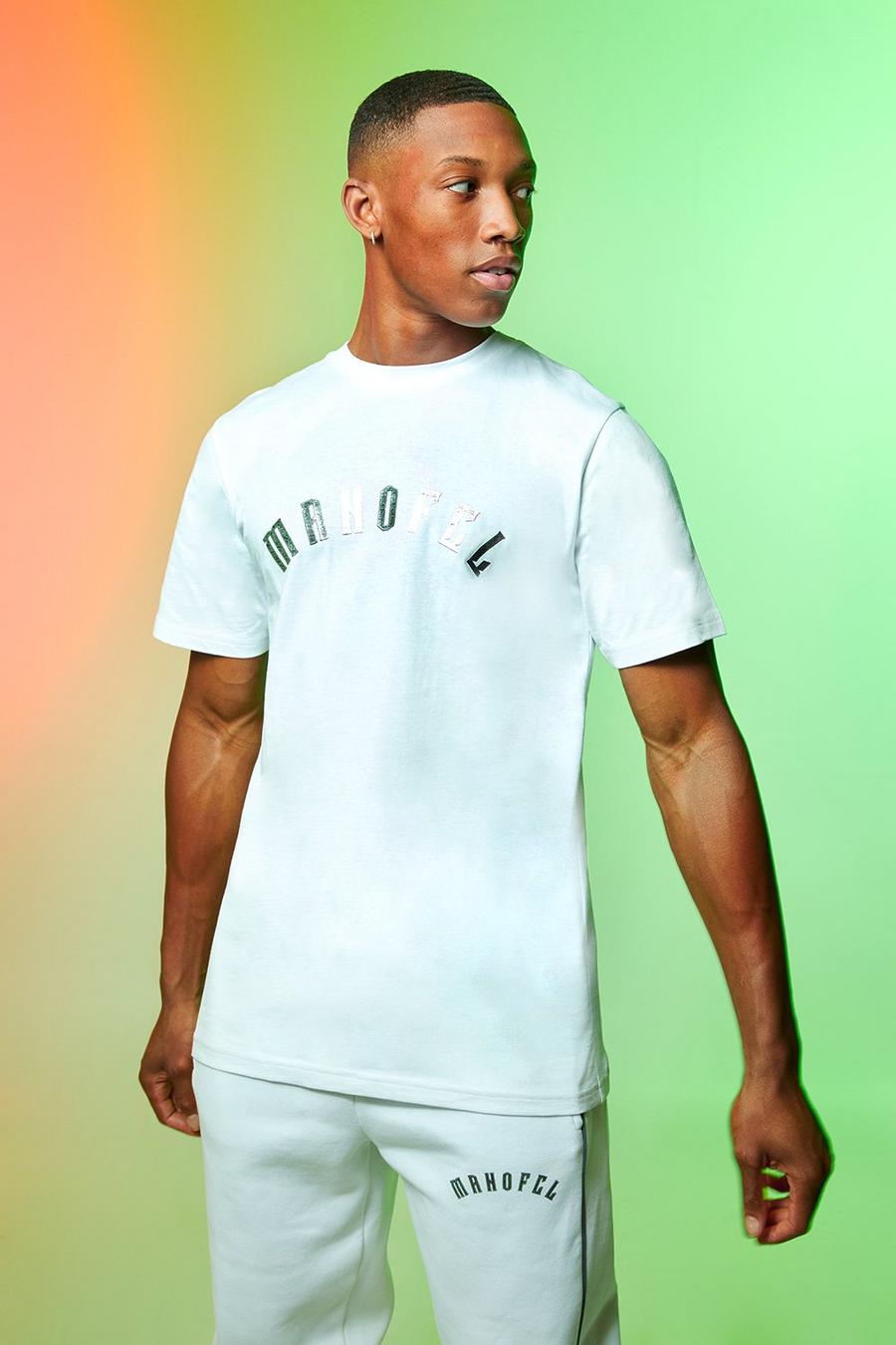 Camiseta MAN ajustada Ofcl, White bianco image number 1