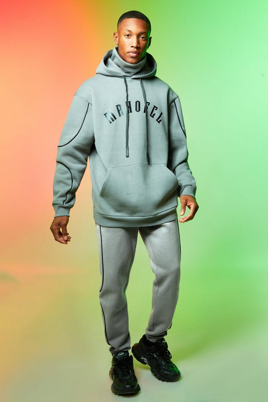 Man Official Trainingsanzug mit Kapuze, Charcoal grey image number 1