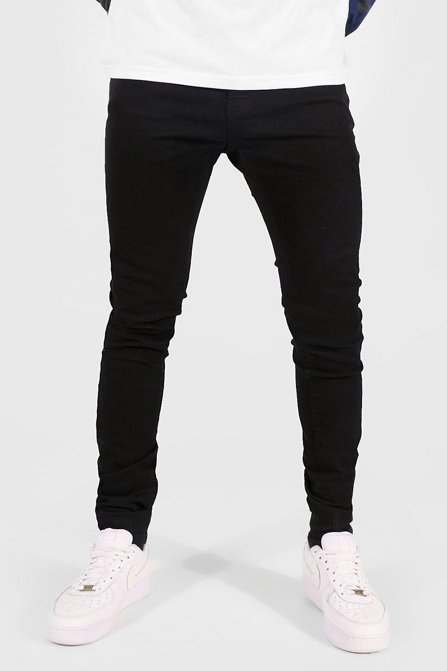 שחור סקיני ג'ינס לנשים גבוהות image number 1