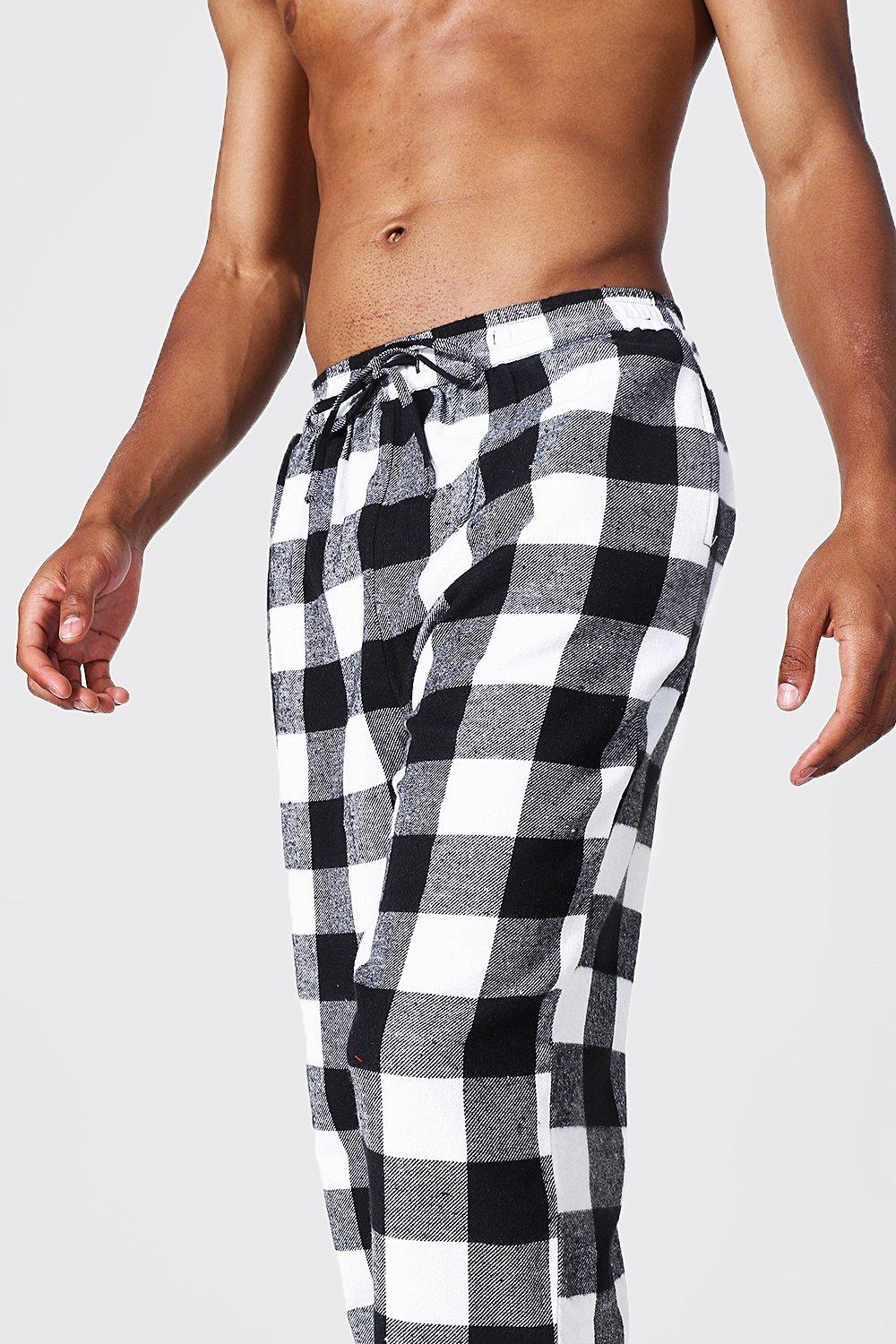 Black check pyjama bottoms new arrivals