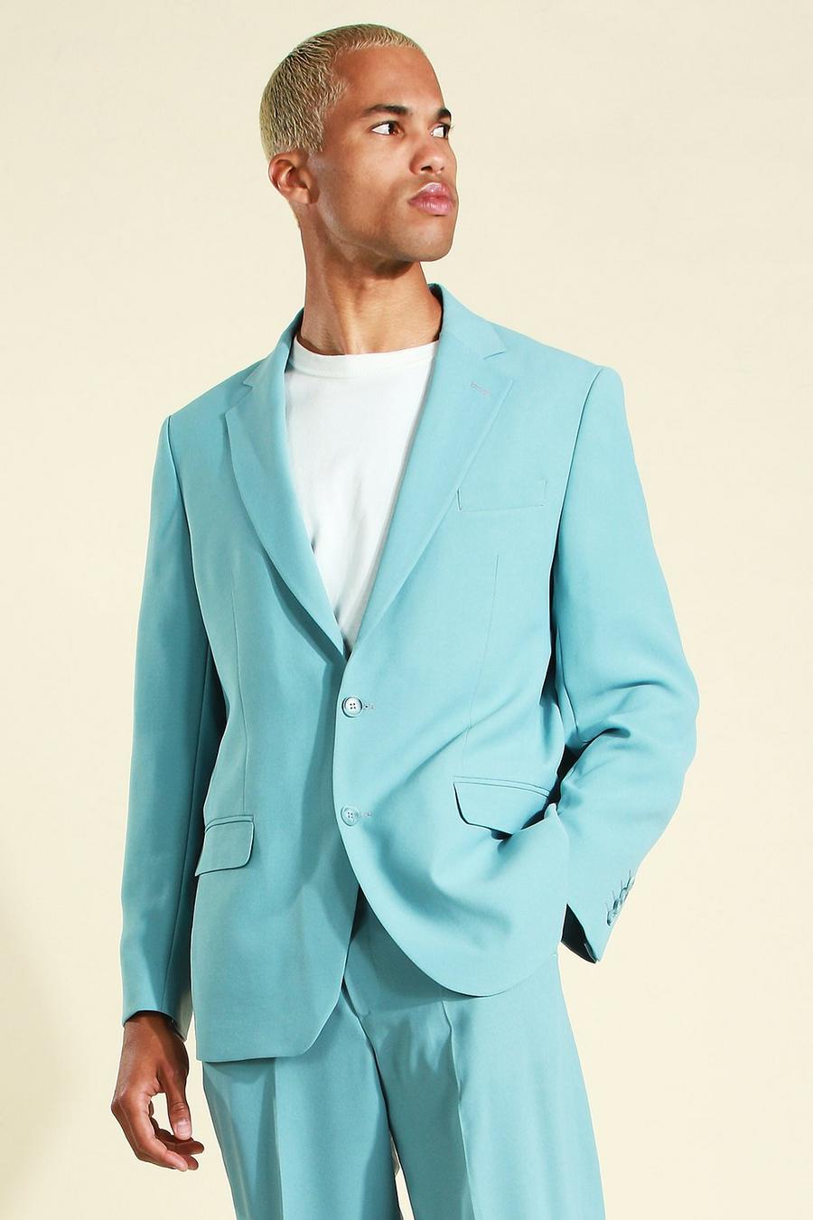 Sage vert Soft Tailored Oversized Suit Jacket image number 1