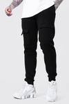 Slim Front Pocket Panelled Cargo Jogger