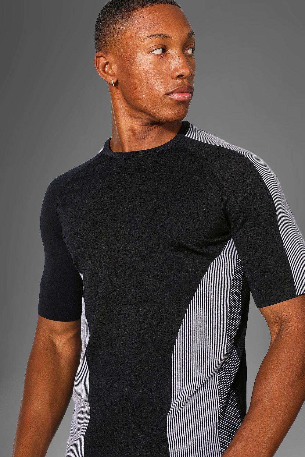 Men's Seamless T-Shirt, Black