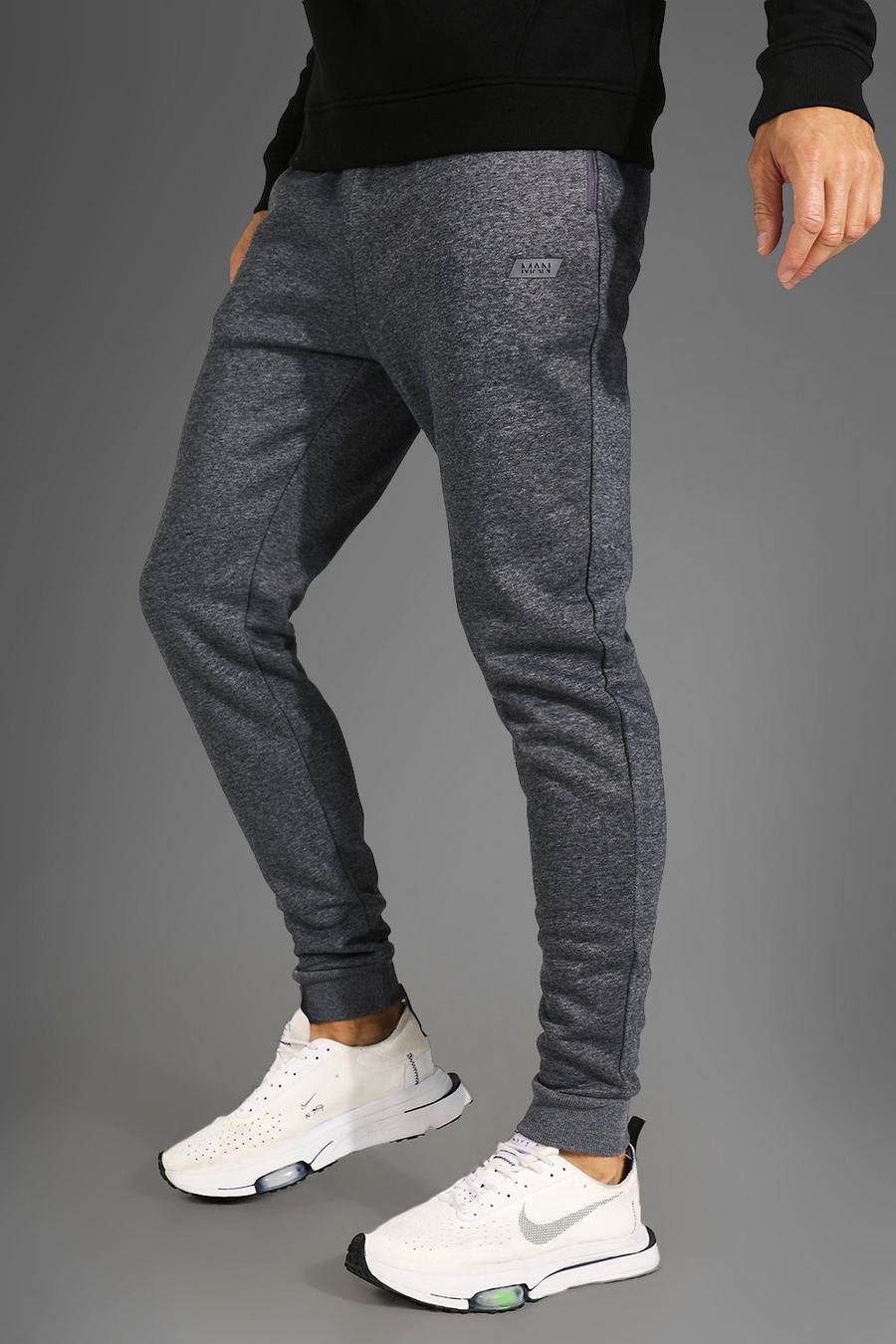 Charcoal grå Tall - MAN Active Joggers image number 1